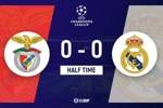 半场-皇马0-0本菲卡 姆巴佩三失良机双方合计15射7正
